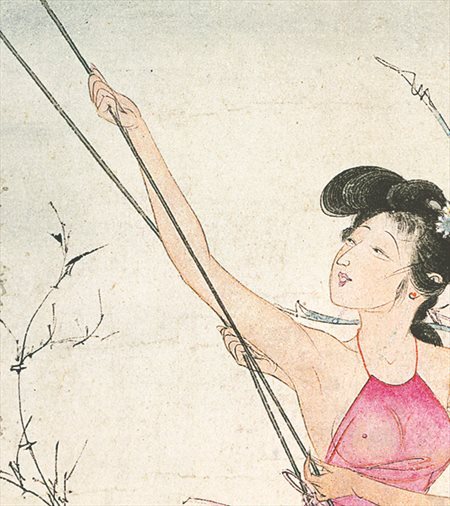 任县-胡也佛的仕女画和最知名的金瓶梅秘戏图